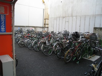 エコステーション21武蔵小杉の駐輪スペース